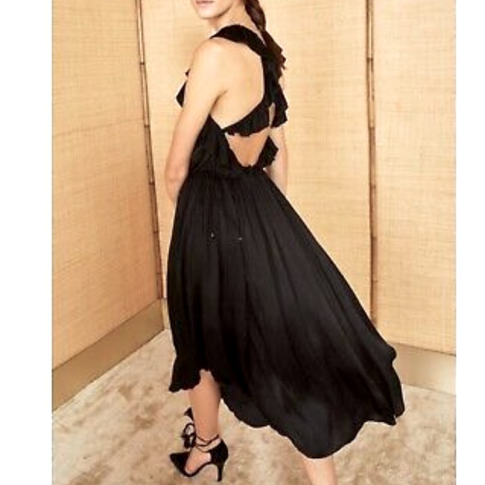 Silk Ruffled Dress | ULLA JOHNSON | Like New